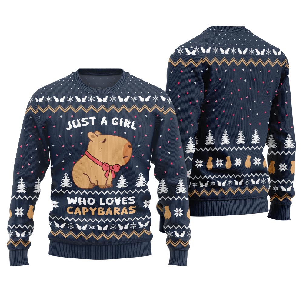 Just A Girl Capy Ugly Sweater