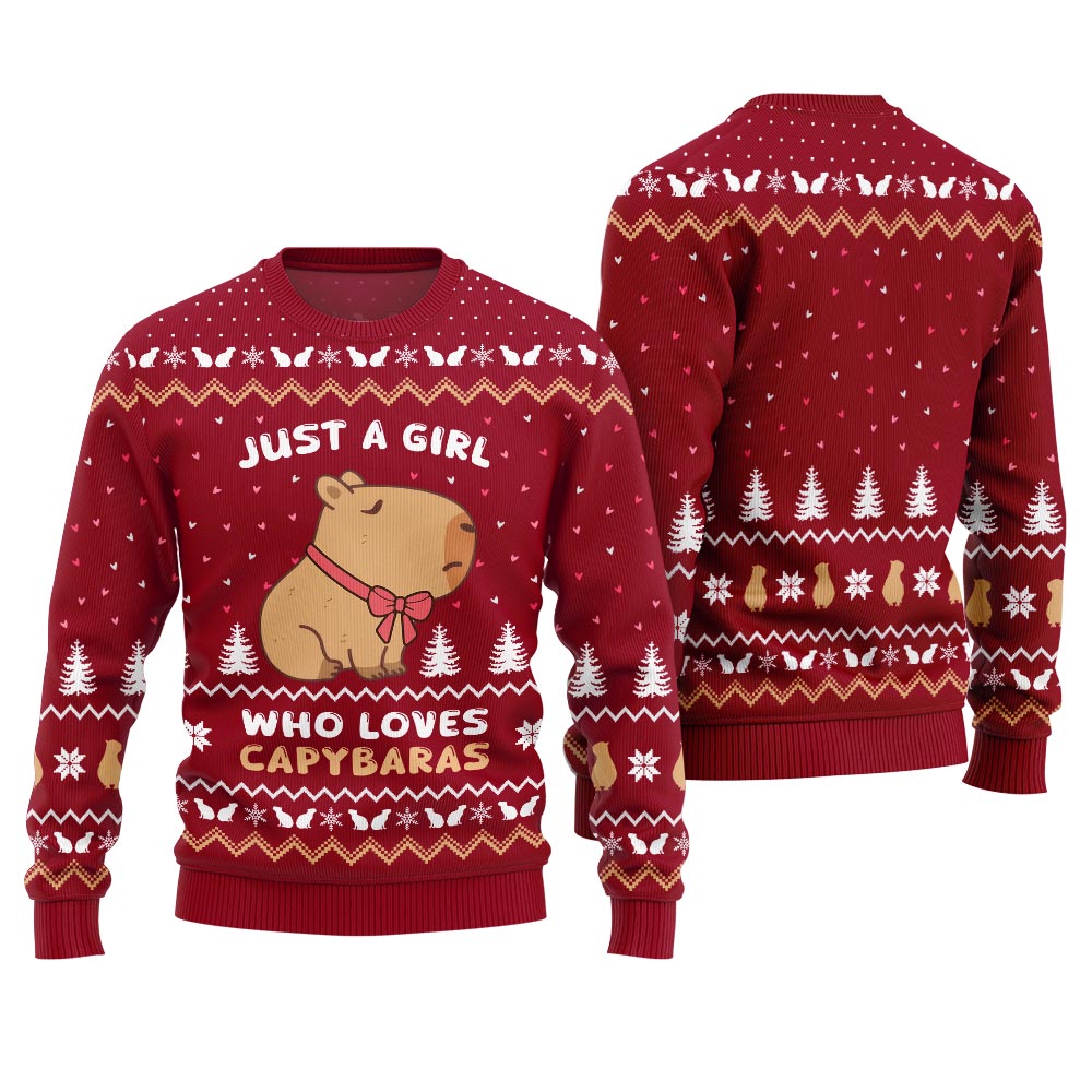 Just A Girl Capy Ugly Sweater