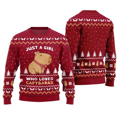 Just A Girl Capy Ugly Sweater