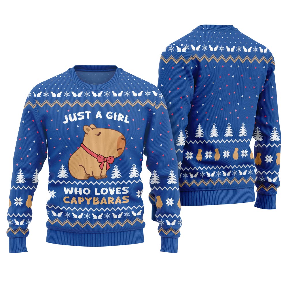 Just A Girl Capy Ugly Sweater