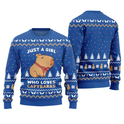 Just A Girl Capy Ugly Sweater
