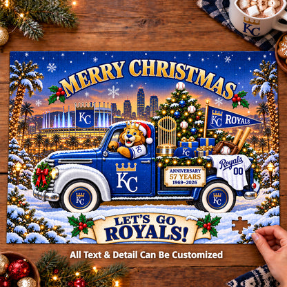 Baseball team Style 13 Jigsaw Puzzle mockup | 5To9Vibe
