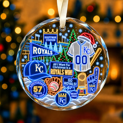 Adorno de vidrio de béisbol, 3 unidades con caja de regalo, equipo de béisbol de Navidad - Adorno de vidrio