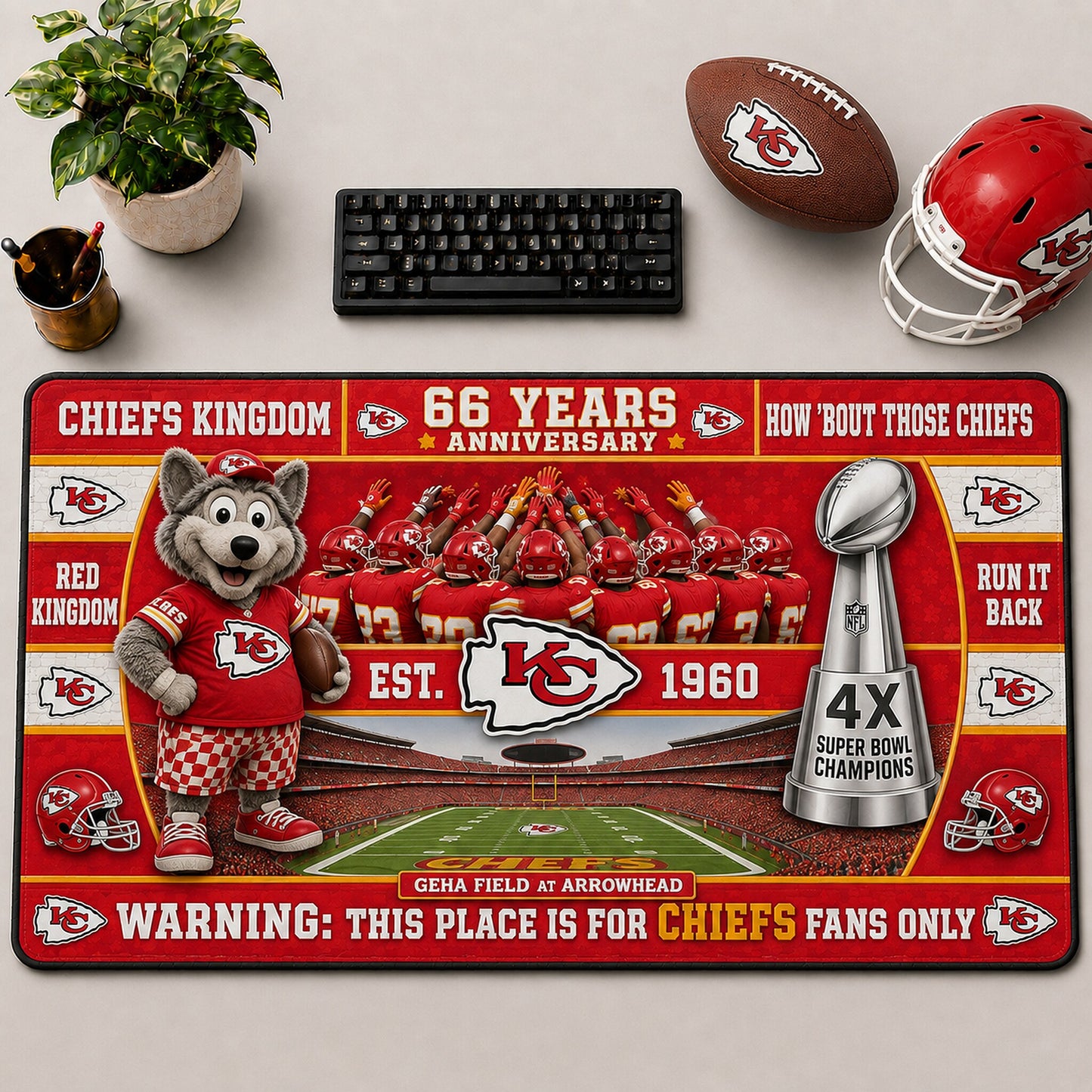 All Football Anniversary For Fans Desk Mat Mouse Pad Plus Size Trending - 5to9vibe