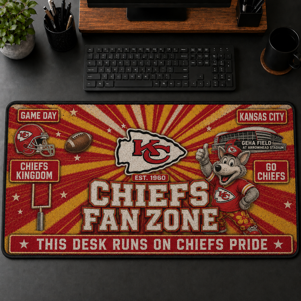 All Football Teams Fans Zone Desk Mat Mouse Pad Plus Size Trending - 5to9vibe