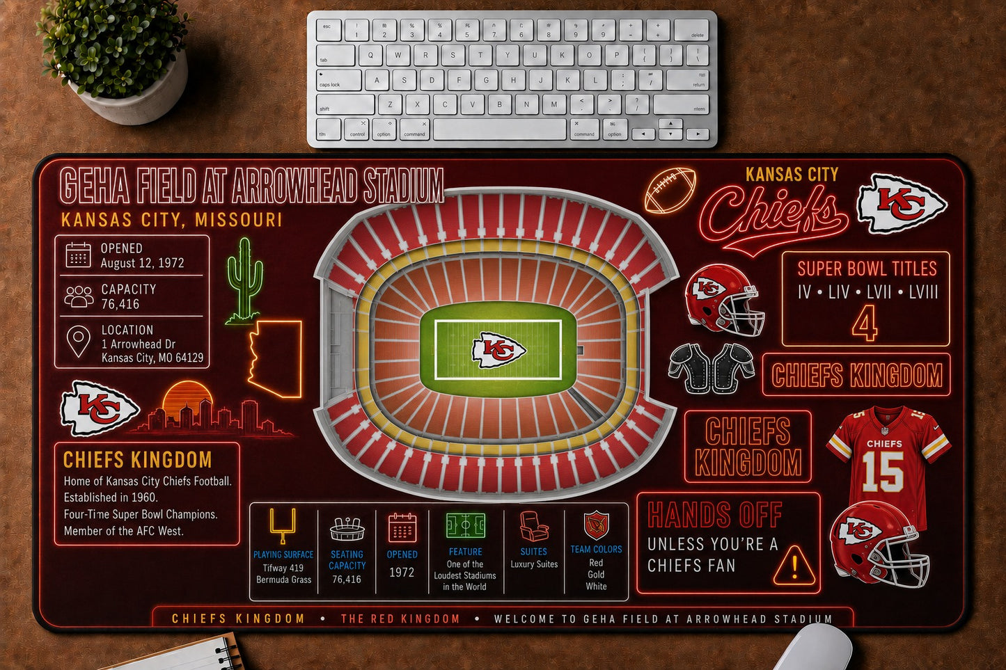 All Football Stadium Infographic Desk Mat Mouse Pad Plus Size Trending - 5to9vibe