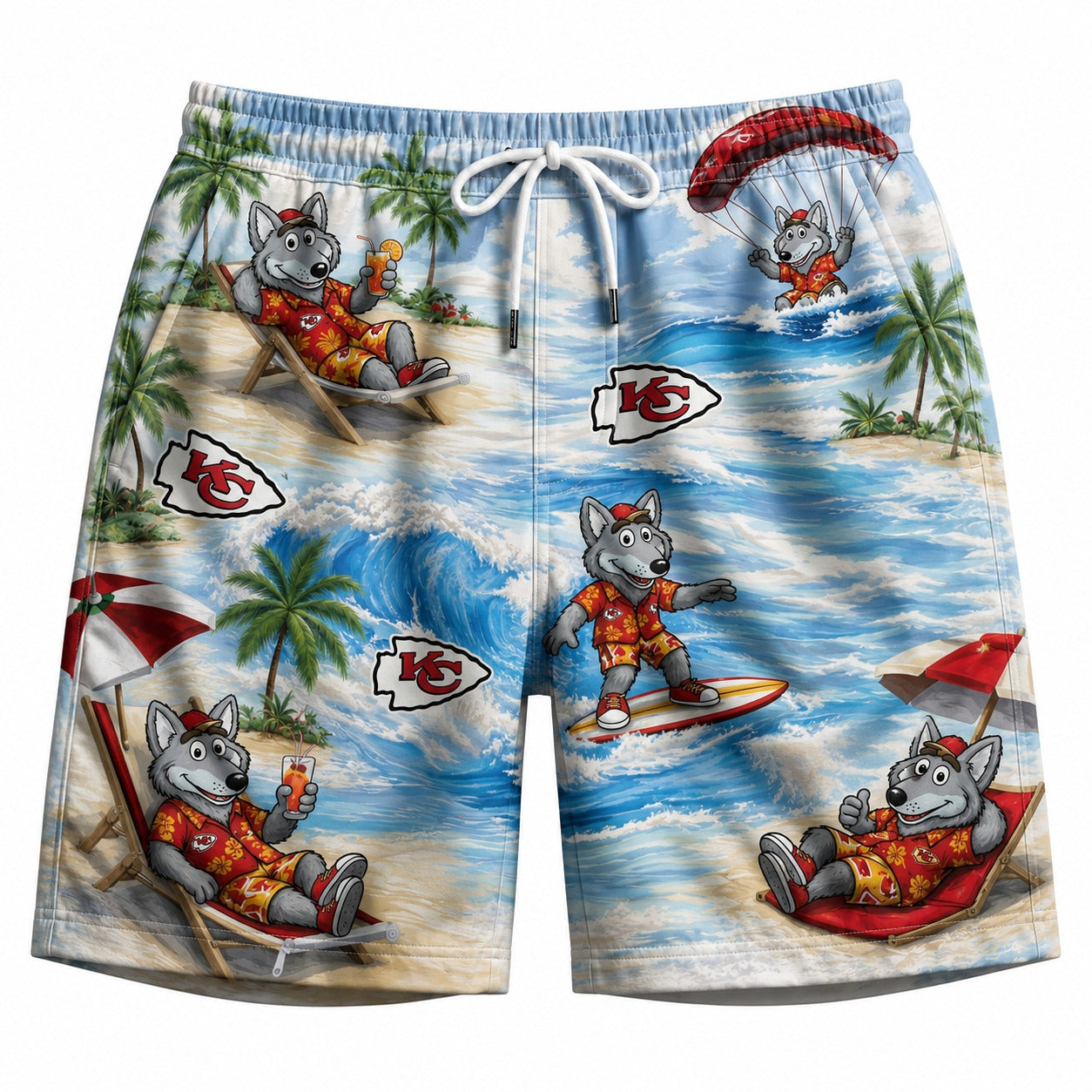 All Football Teams Mascot Beach Viber Unisex Hawaiian Shirt For Men & Women