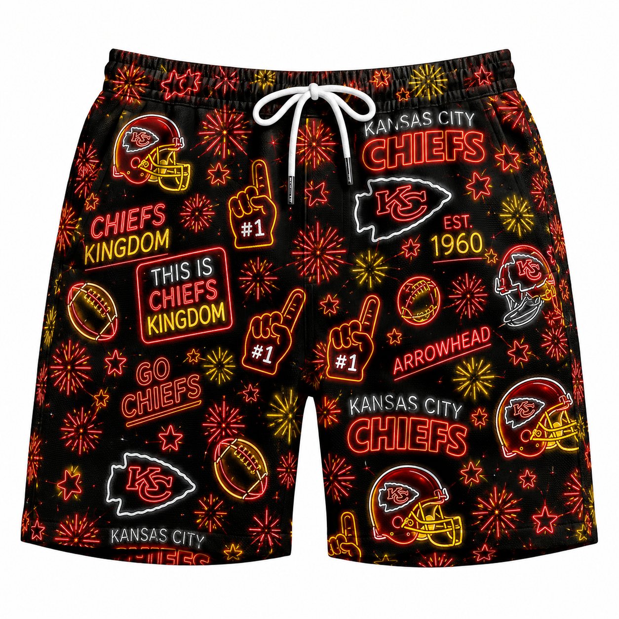 All Football Teams Neon Vibe Summer Button-Up Unisex Hawaiian Shirt For Men and Women-Hawaiian Shirt-5TO9VIBE