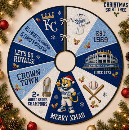 All Baseball Teams Christmas Skirt Tree for Baseball Fans - 5To9Vibe