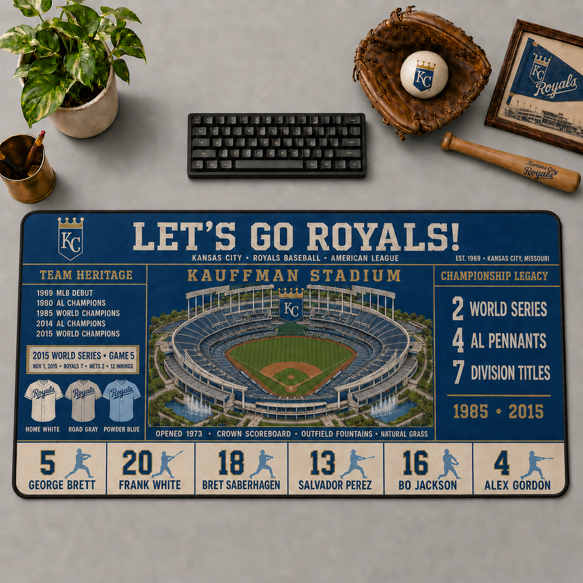 All Baseball Teams Vintage Stadium Desk Mat  Baseball Fan Desk Mat Mouse Pad Plus Size - 5to9vibe
