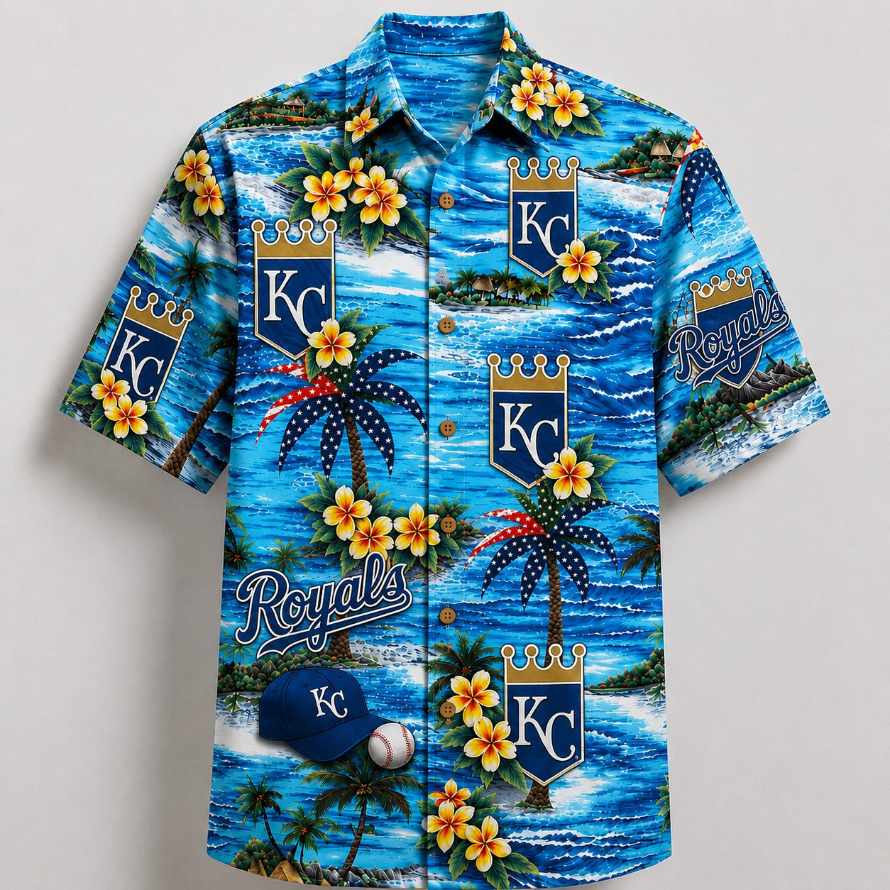 All Baseball Teams Coastal Paradise Button-Up Unisex Hawaiian Shirt For Men and Women