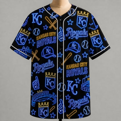 All Baseball Jersey Teams Neon Pattern Vibe Summer Party Baseball Jersey For Men and Women