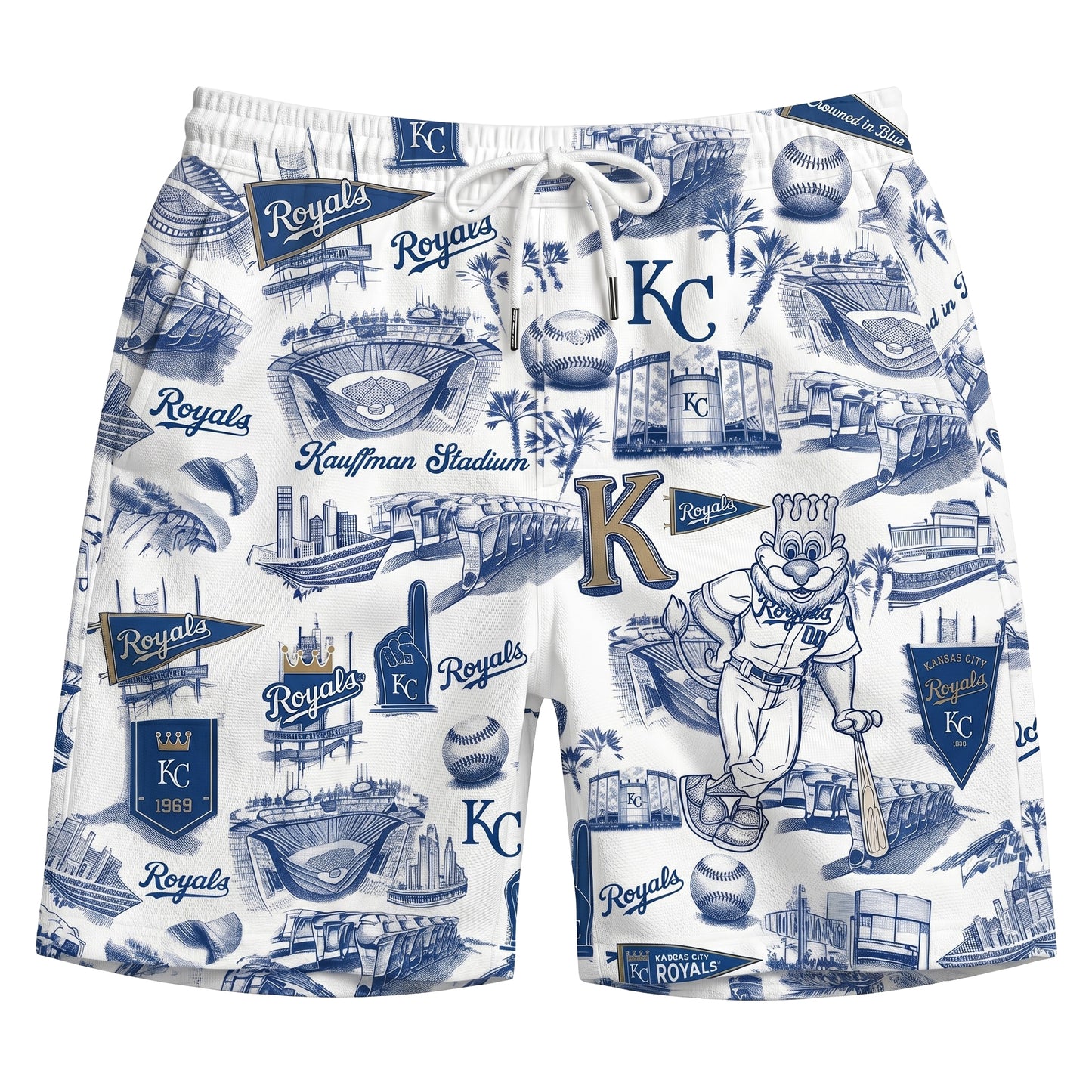 LAD Baseball Stadium SGA Blue Vibe Unisex Hawaiian Shirt