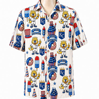 All Baseball Team 4th July 250 Years Anniversary America Premium Unisex Hawaiian Shirt For Men and Women