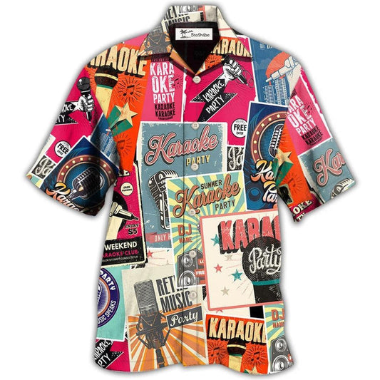 Hawaiian Shirt / Adults / S Karaoke Summer Karaoke Party - Hawaiian Shirt 