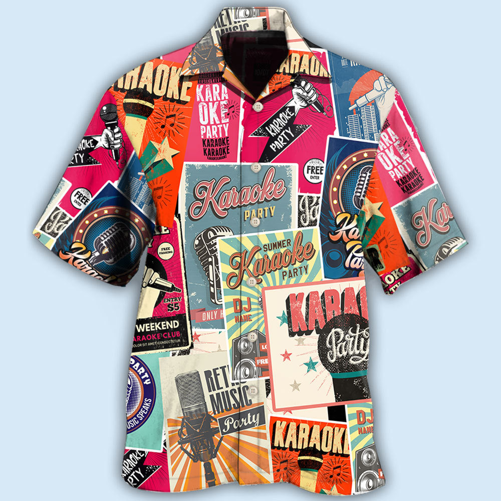 Karaoke Summer Karaoke Party - Hawaiian Shirt 