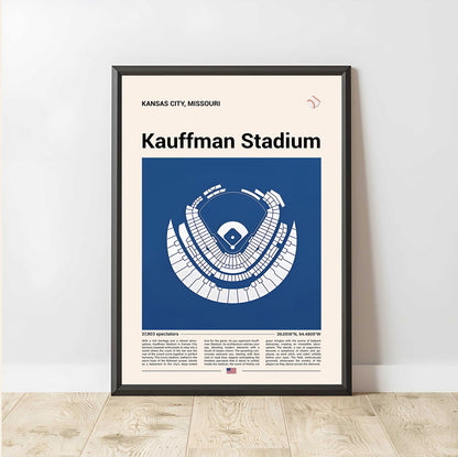 Baseball Stadium Seating Diagram - Vertical Poster - 5to9vibe