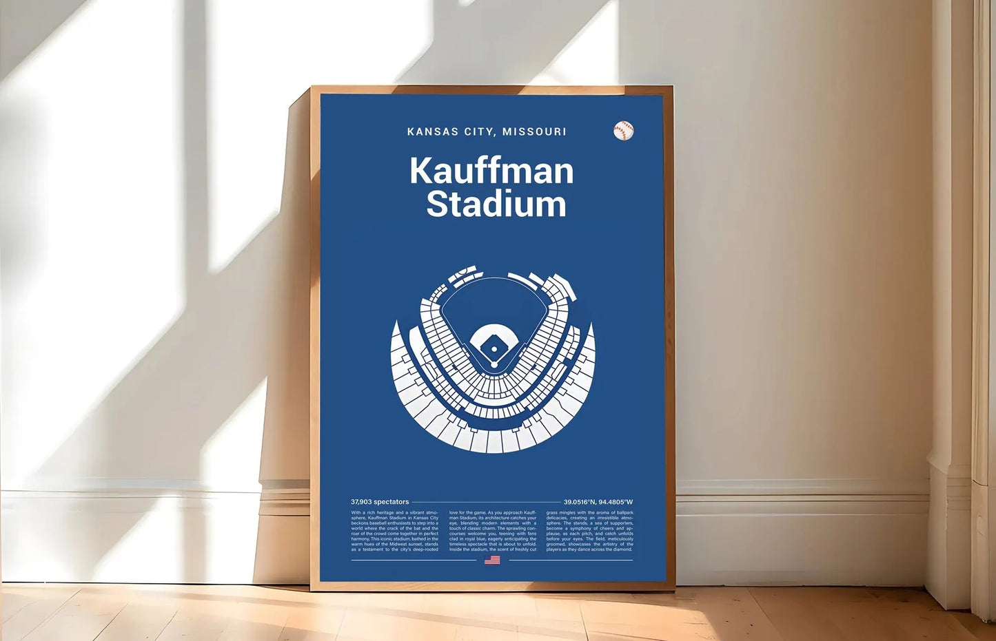 Baseball Stadium Seating Chart - Vertical Poster - 5to9vibe