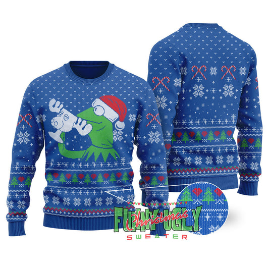 Kermit The Frog Christmas Sweater Royal
