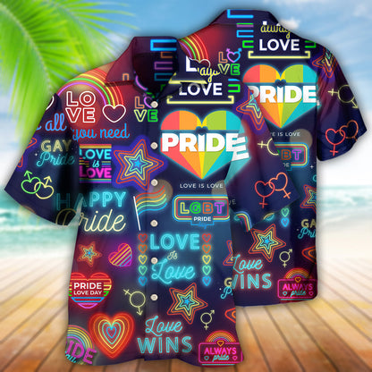 LGBT Love Has No Gender - Hawaiian Shirt 