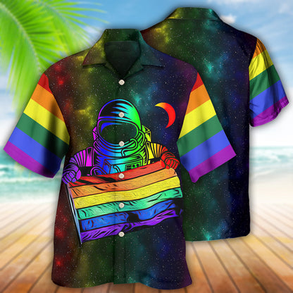 LGBT Pride Astronaut Style - Hawaiian Shirt 