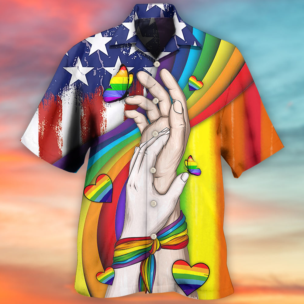 LGBT Hand Love Style - Hawaiian Shirt 