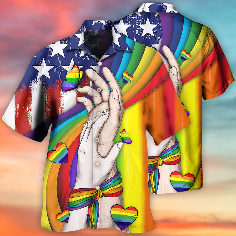 LGBT Hand Love Style - Hawaiian Shirt 