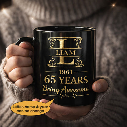 11oz Ceramic Mug Age personalized name, year, letter for birthday - 11oz Ceramic Mug Hot Sale