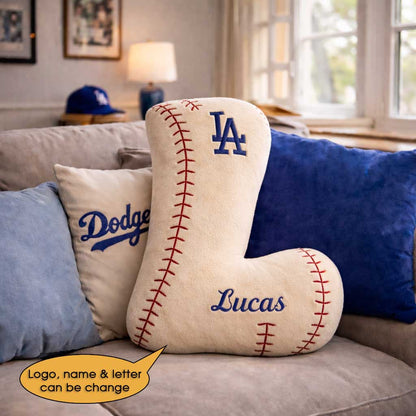 Baseball Pillow Custom Name and Logo All Teams  Irregular-Shaped Pillow Custom