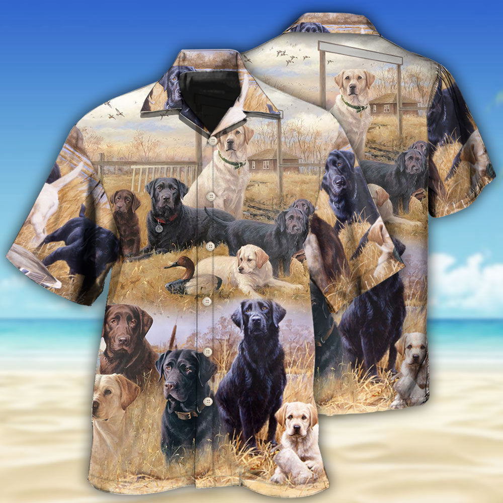 Labrador Retriever Hunting Dog Lovely - Hawaiian Shirt 