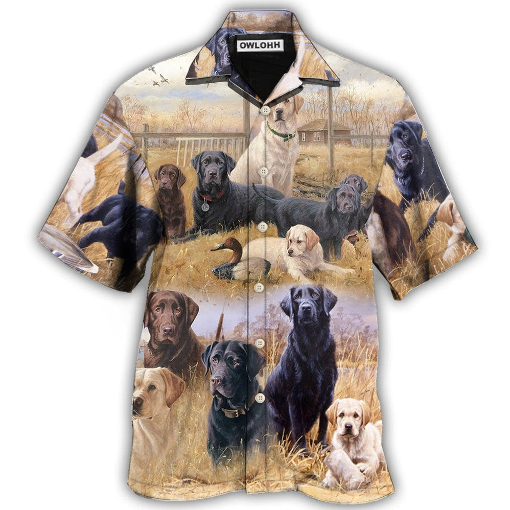 Hawaiian Shirt / Adults / S Labrador Retriever Hunting Dog Lovely - Hawaiian Shirt 