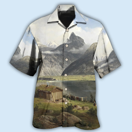 Landscape Beautiful View - Hawaiian Shirt 