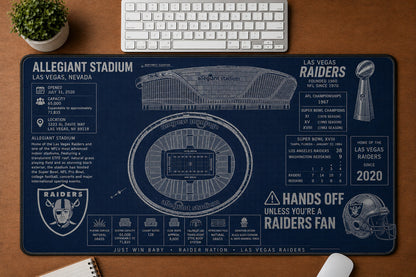 All Football Stadium BluePrint Desk Mat Mouse Pad Plus Size Trending - 5to9vibe