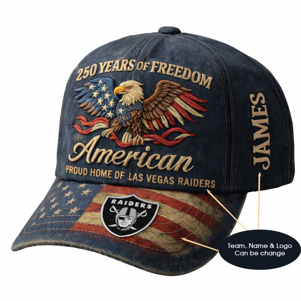 250th Anniversary USA Hat Vintage Eagle 250 Year American Anniversary Patriotic Unisex Baseball Cap