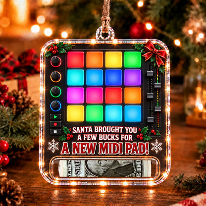 Launchpad MIDI Pad Christmas money holder ornament