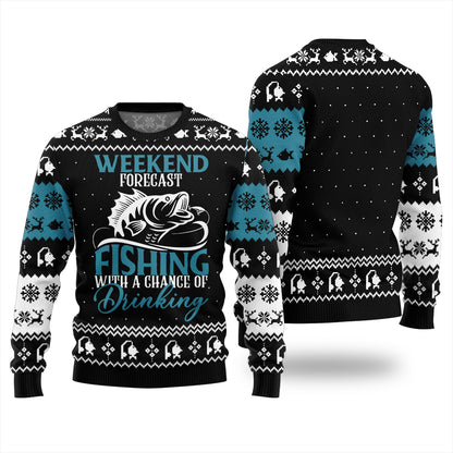 Legendary Big Catch Fishing Ugly Christmas Sweater