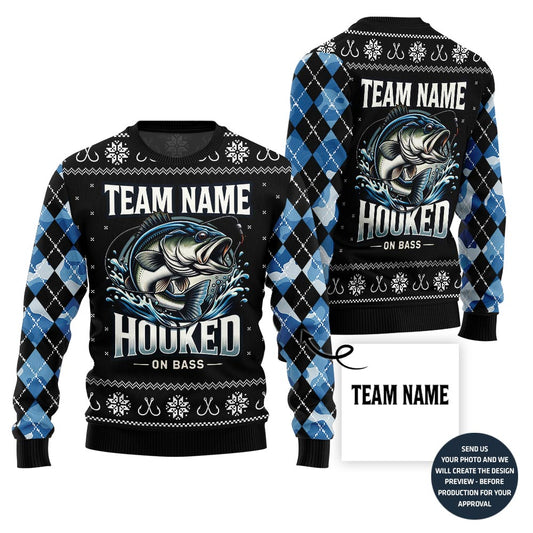 Legendary Fishing Team Custom Ugly Christmas Sweater