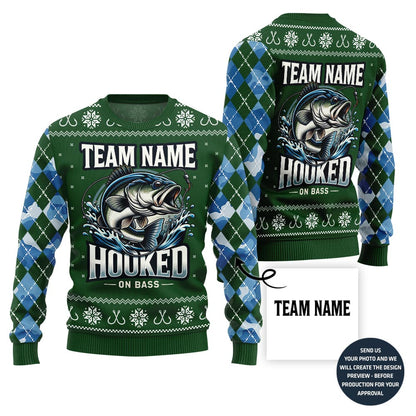 Legendary Fishing Team Custom Ugly Christmas Sweater