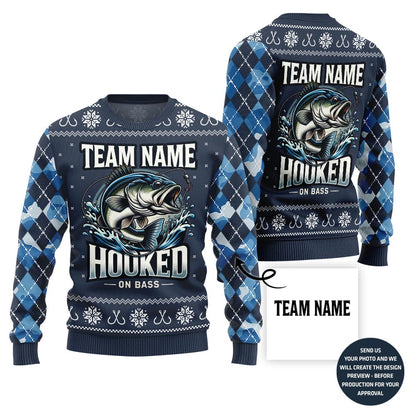 Legendary Fishing Team Custom Ugly Christmas Sweater
