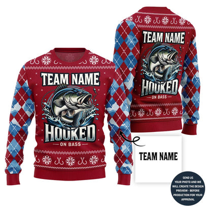 Legendary Fishing Team Custom Ugly Christmas Sweater