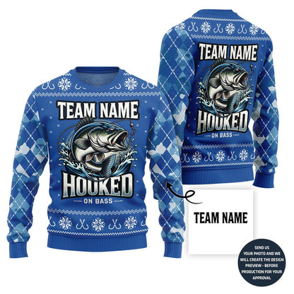 Legendary Fishing Team Custom Ugly Christmas Sweater
