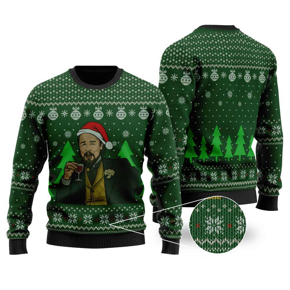 Leo Funny Christmas Sweater | Men Women Ugly Christmas Sweatshirt - Funny Ugly Christmas Sweater