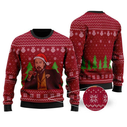 Leo Funny Christmas Sweater | Men Women Ugly Christmas Sweatshirt - Funny Ugly Christmas Sweater