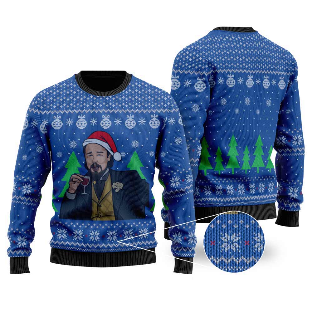 Leo Funny Christmas Sweater | Men Women Ugly Christmas Sweatshirt - Funny Ugly Christmas Sweater