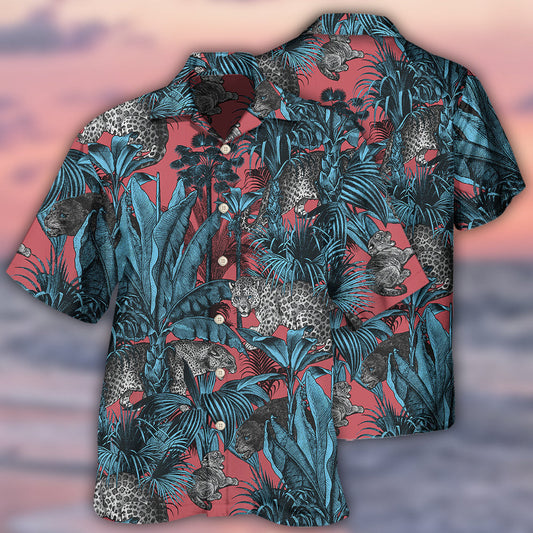 Leopard Always Make Me Feel Happy- Hawaiian Shirt 