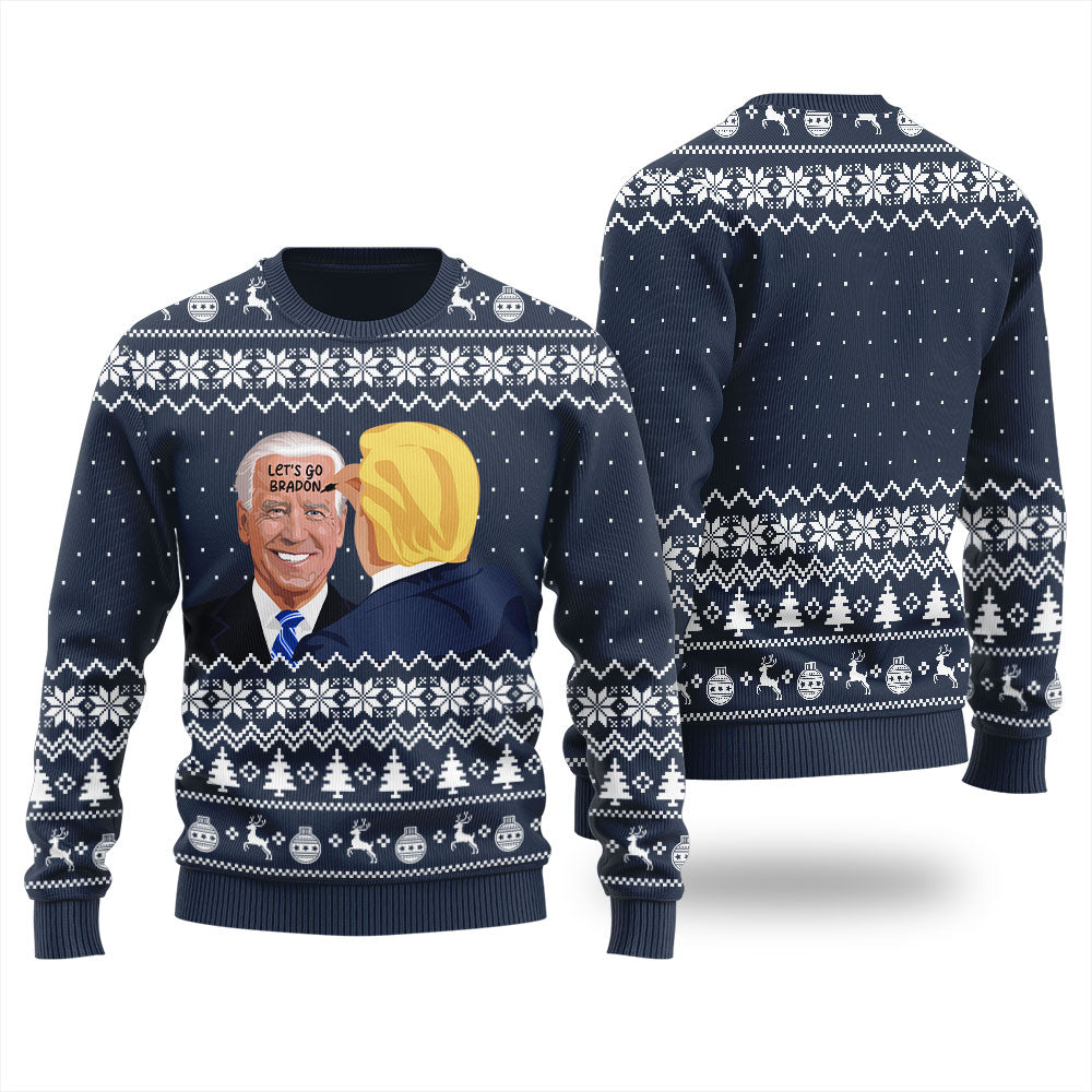 Lets Go Brandon Men's Ugly Christmas Sweater