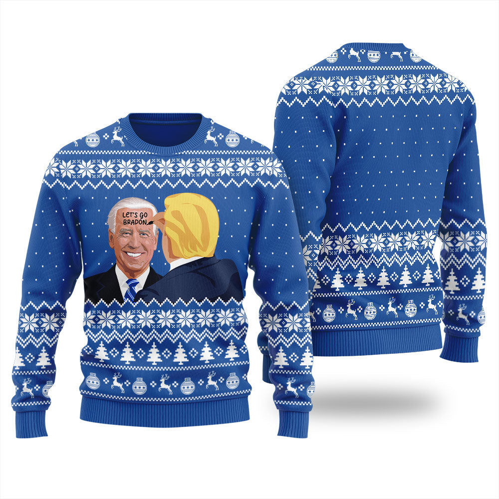 Lets Go Brandon Men's Ugly Christmas Sweater