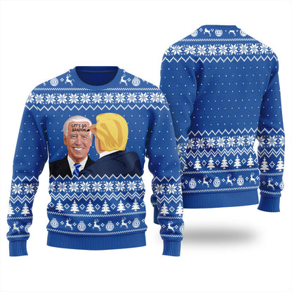 Lets Go Brandon Men's Ugly Christmas Sweater