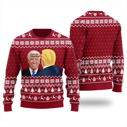 Lets Go Brandon Men's Ugly Christmas Sweater