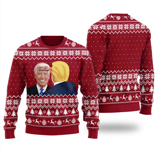 Lets Go Brandon Men's Ugly Christmas Sweater